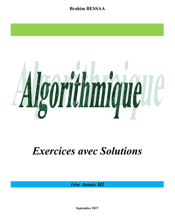Algorithmics Exercices