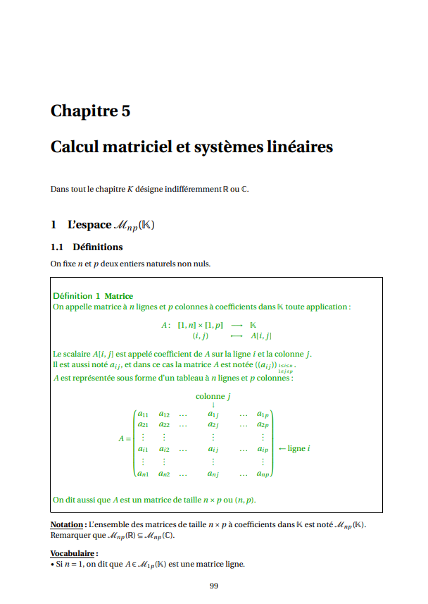 Matrices