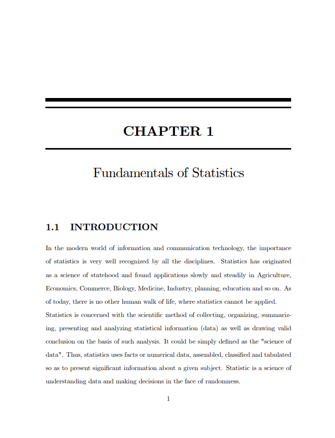 Fundamentals of Stat.