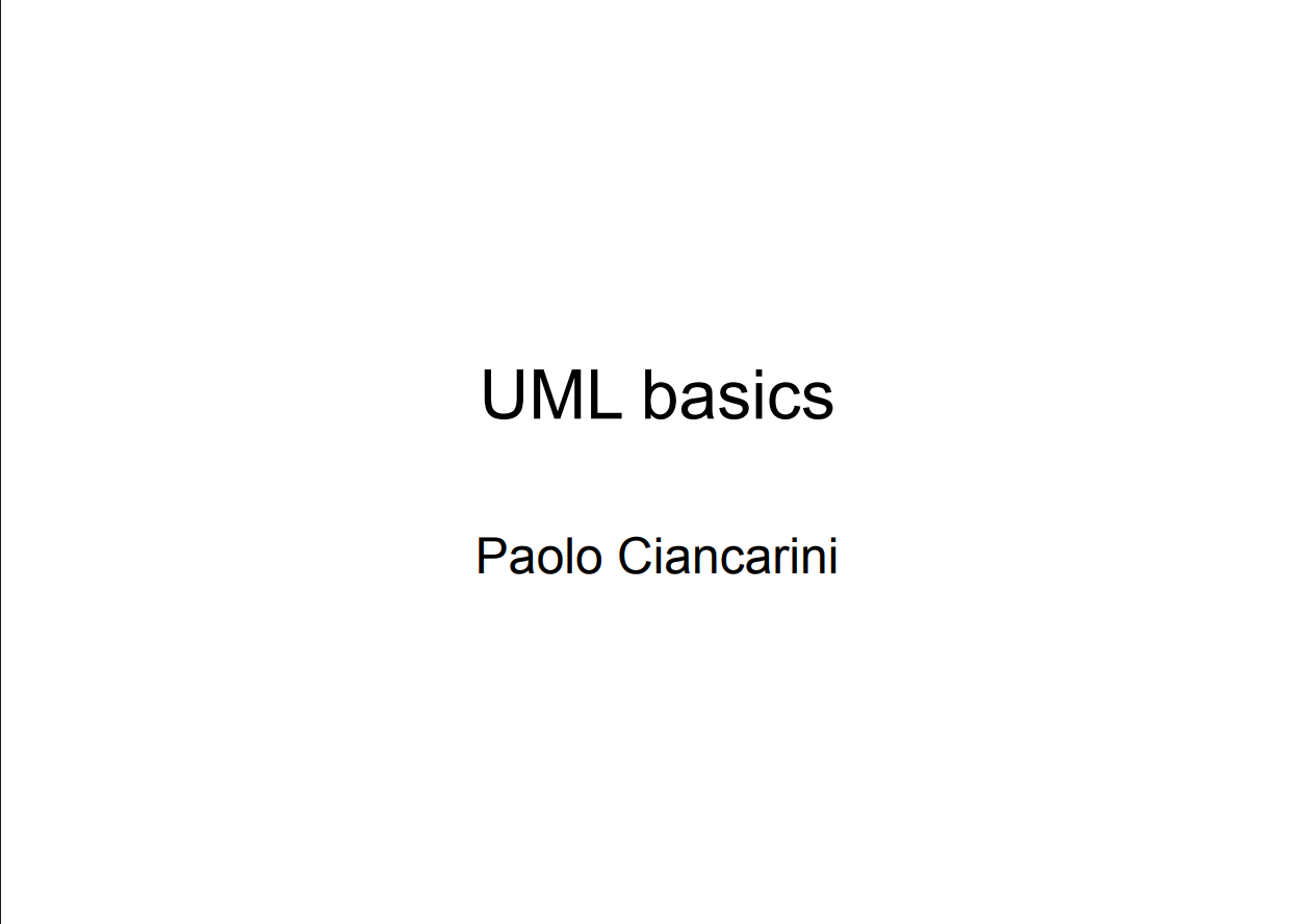 UML Basics