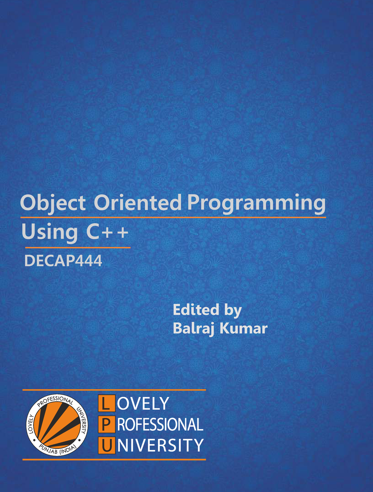 C++ OOP Book